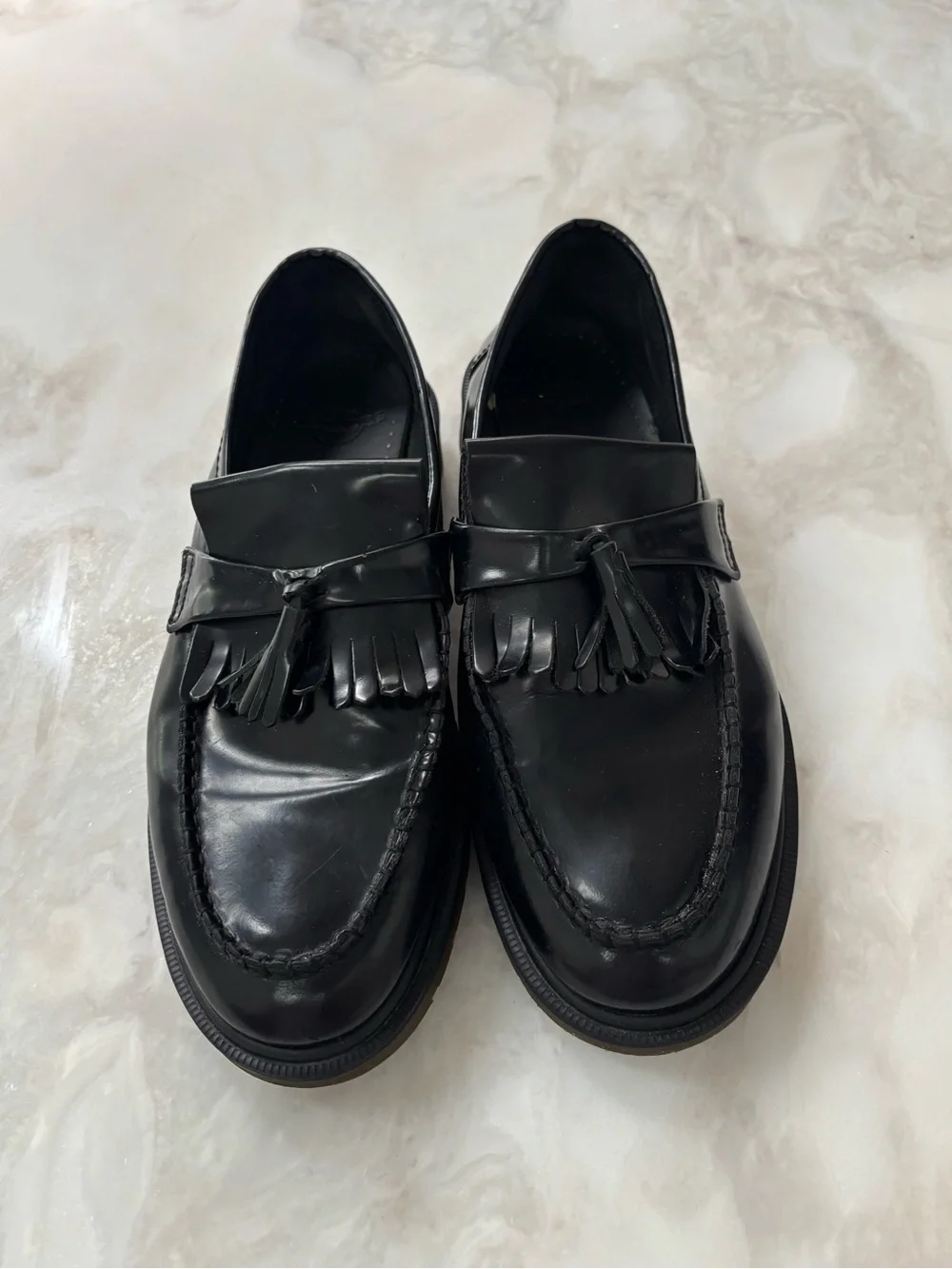 Dr Martens Adrian Smooth Leather Tassel Loafer Men’s Size 11 Black